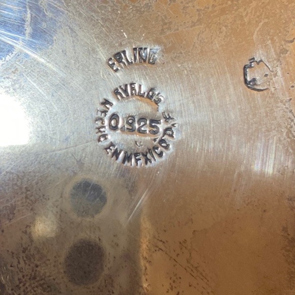 Avalos Sterling 925 Candy Footed Bowl Made in Mexico - Picture 4 of 5